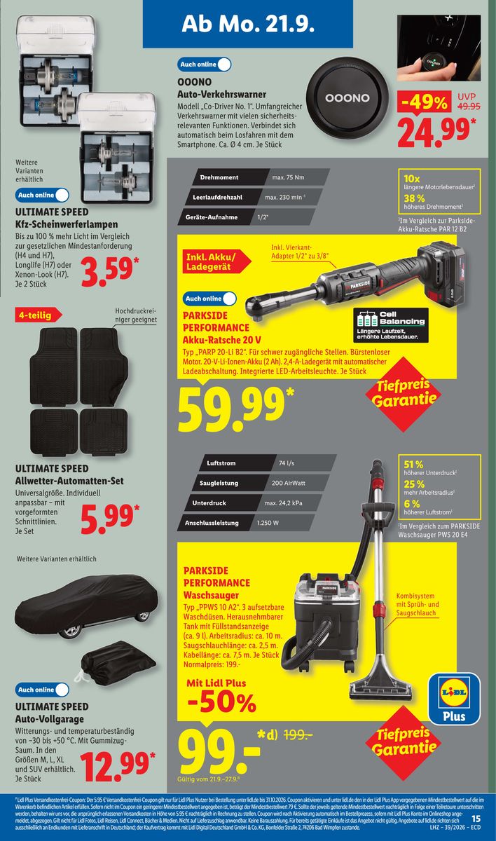 Lidl catalog page 9 — 2026-09-21 to 2026-09-26