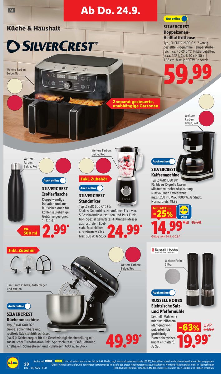 Lidl catalog page 22 — 2026-09-21 to 2026-09-26