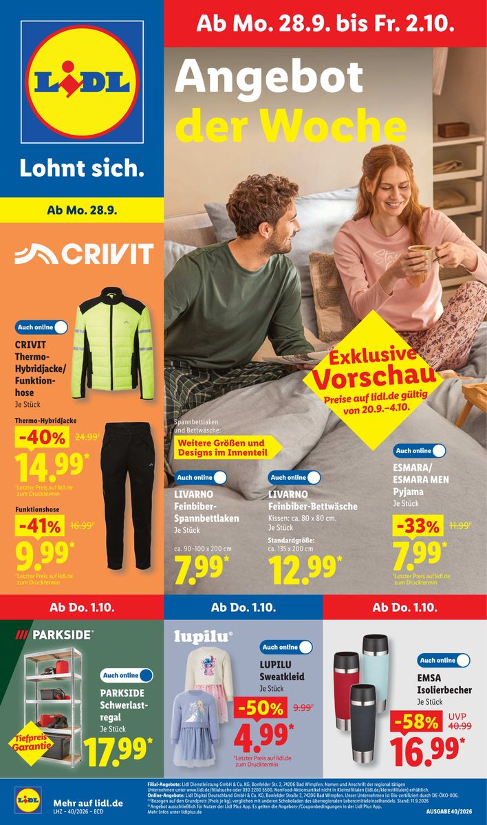 Lidl catalog cover