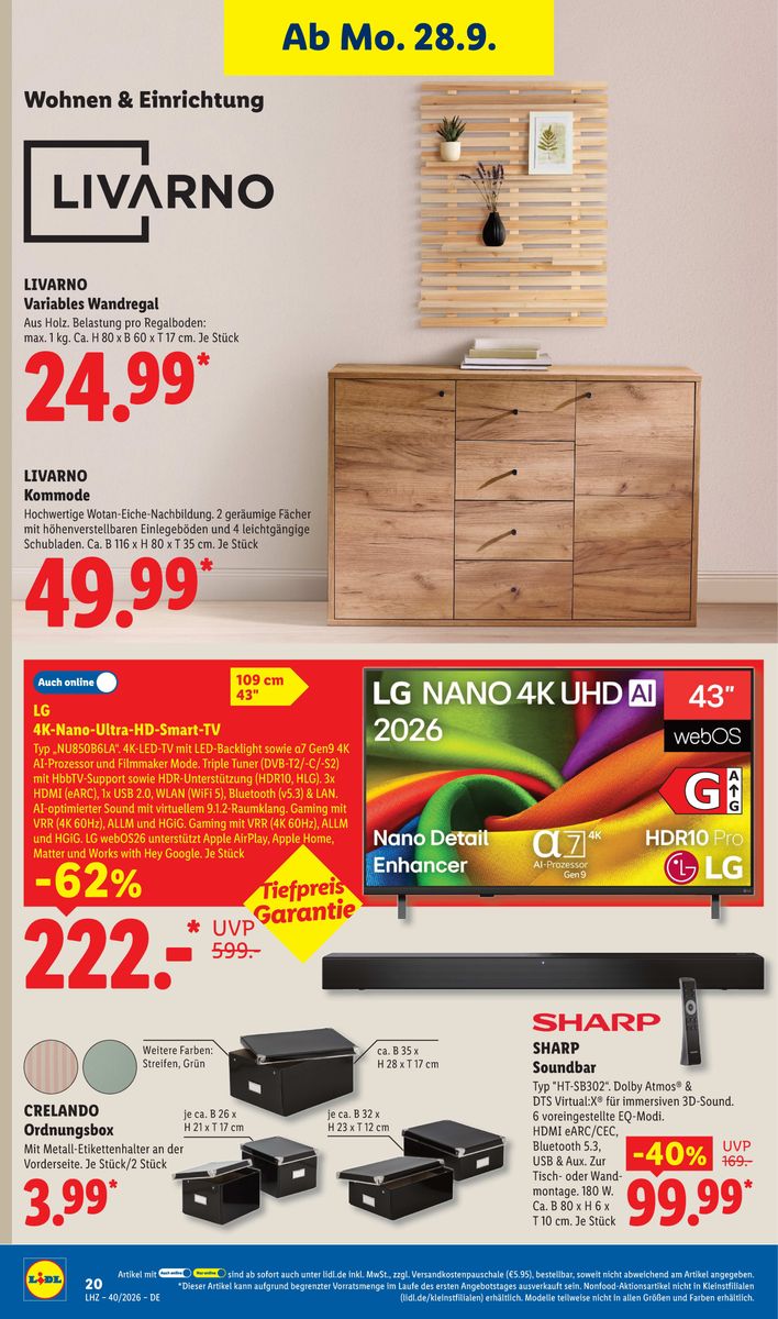 Lidl catalog page 12 — 2026-09-28 to 2026-10-03