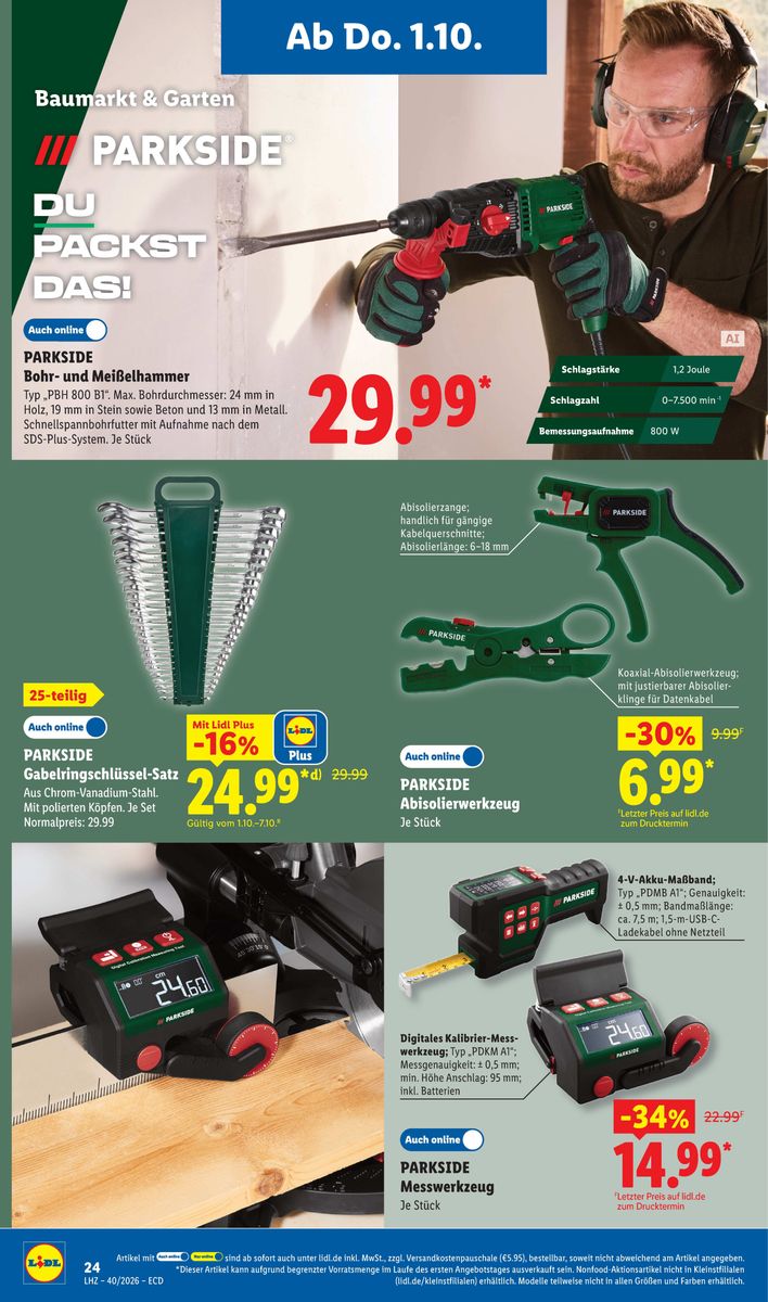 Lidl catalog page 16 — 2026-09-28 to 2026-10-03