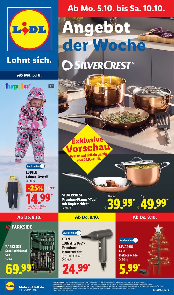 Lidl catalog cover