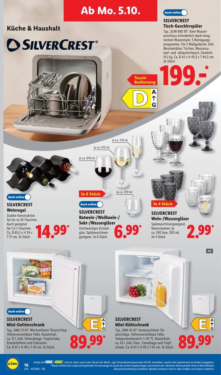 Lidl catalog page 8 — 2026-10-05 to 2026-10-10