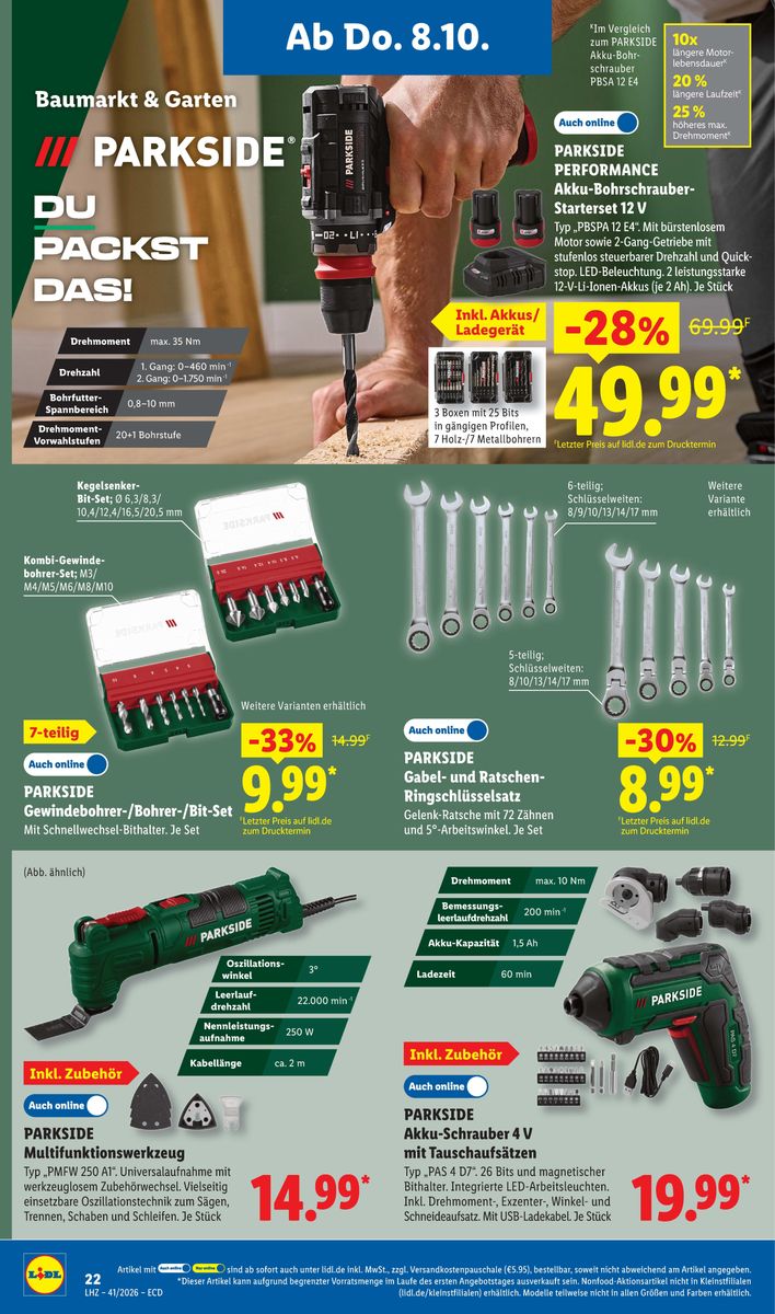 Lidl catalog page 16 — 2026-10-05 to 2026-10-10