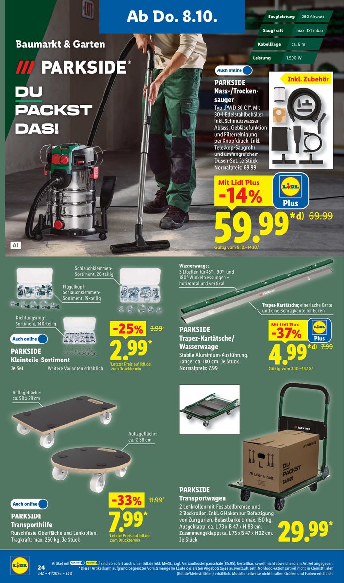 Lidl catalog page 18 — 2026-10-05 to 2026-10-10