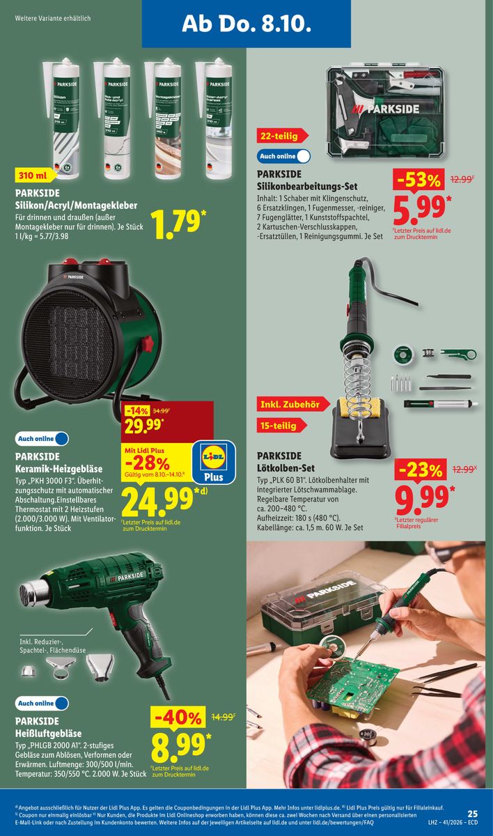 Lidl catalog page 19 — 2026-10-05 to 2026-10-10