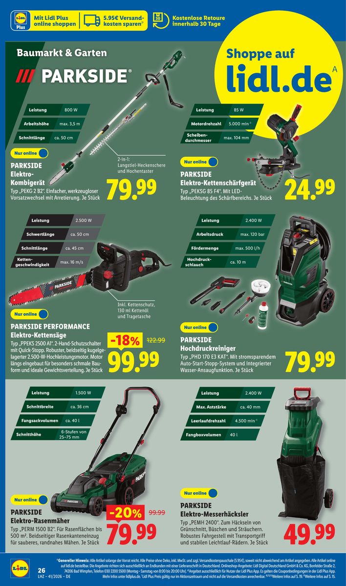 Lidl catalog page 20 — 2026-10-05 to 2026-10-10