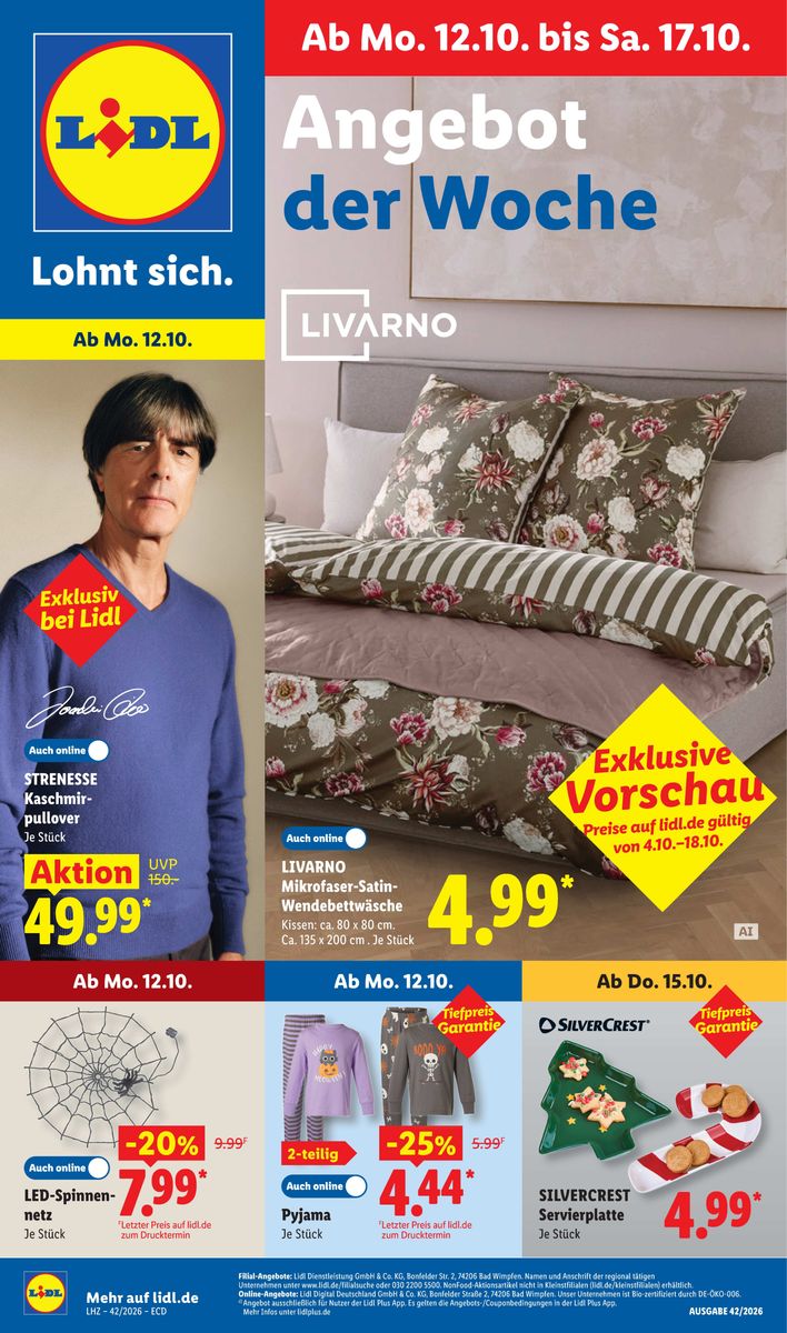 Lidl catalog cover