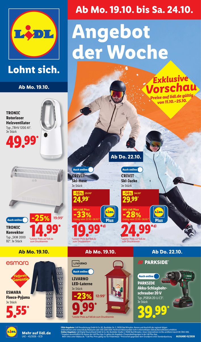 Lidl catalog cover