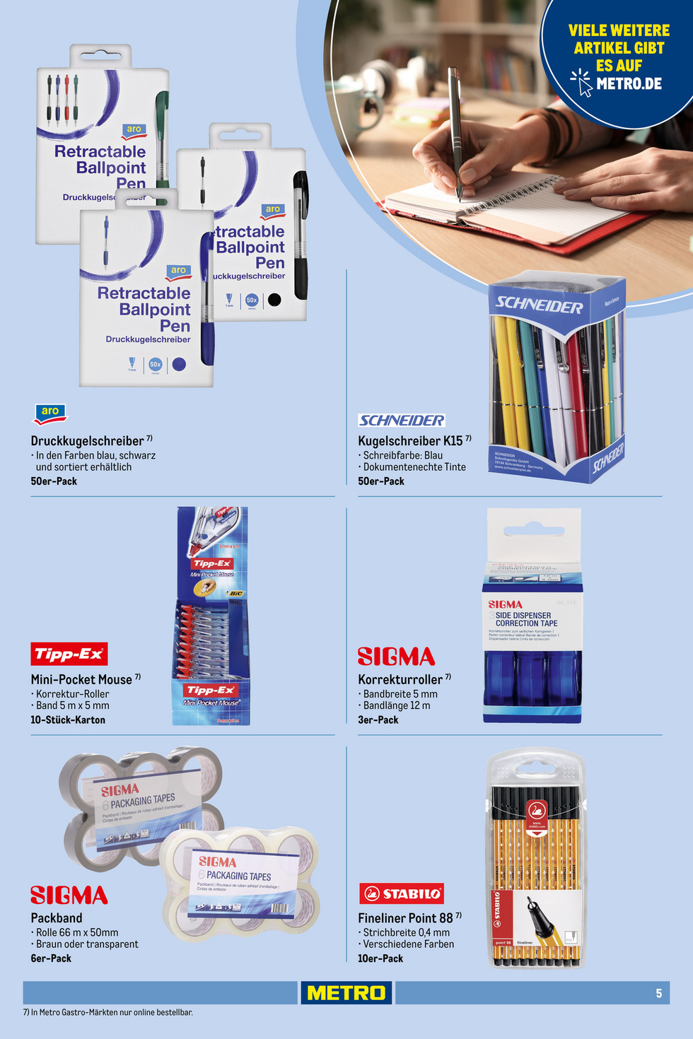 Metro catalog page 5 — 2025-10-01 to 2026-06-01