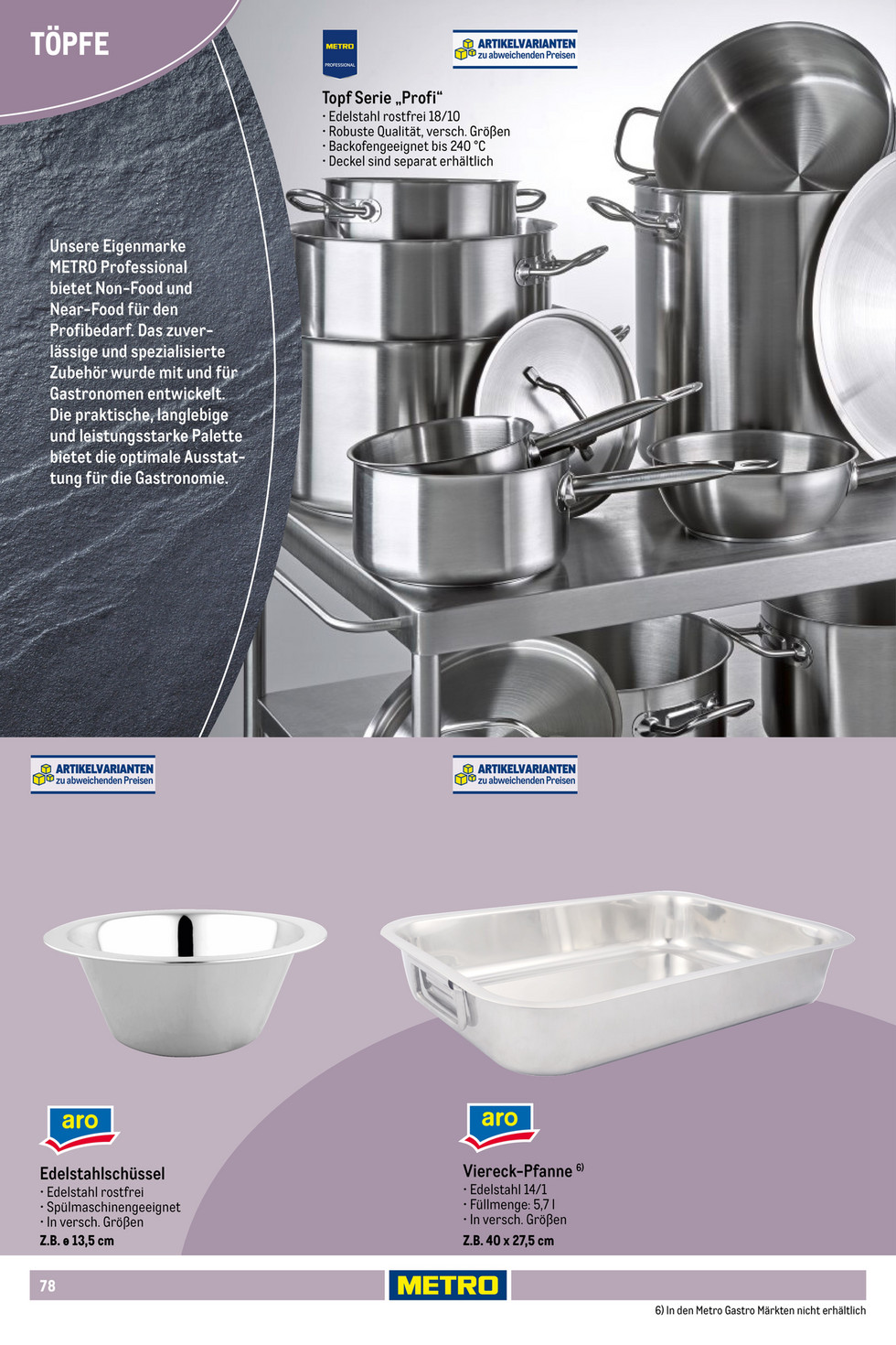 Metro catalog page 78 — 2025-10-01 to 2026-06-09