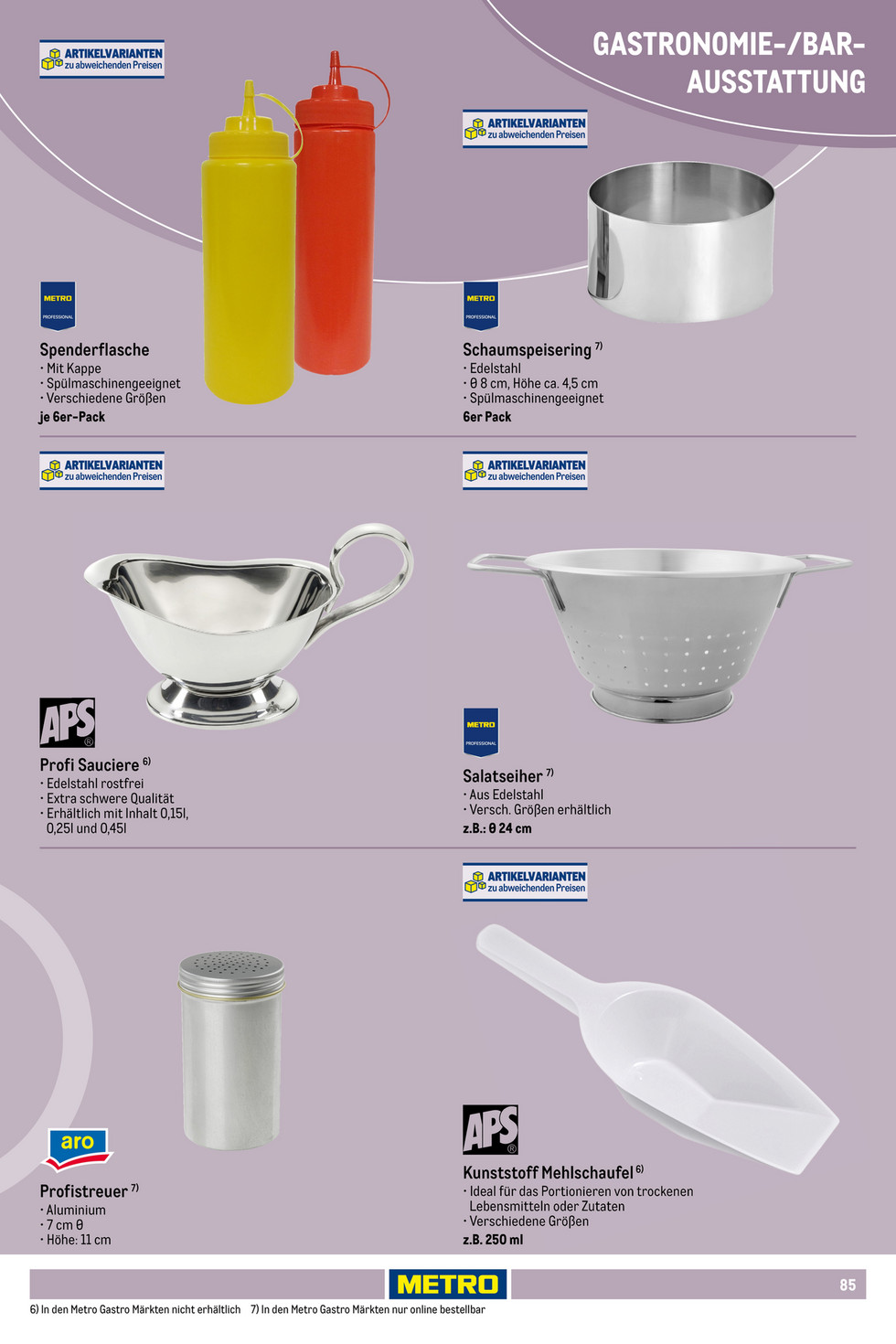 Metro catalog page 85 — 2025-10-01 to 2026-06-09