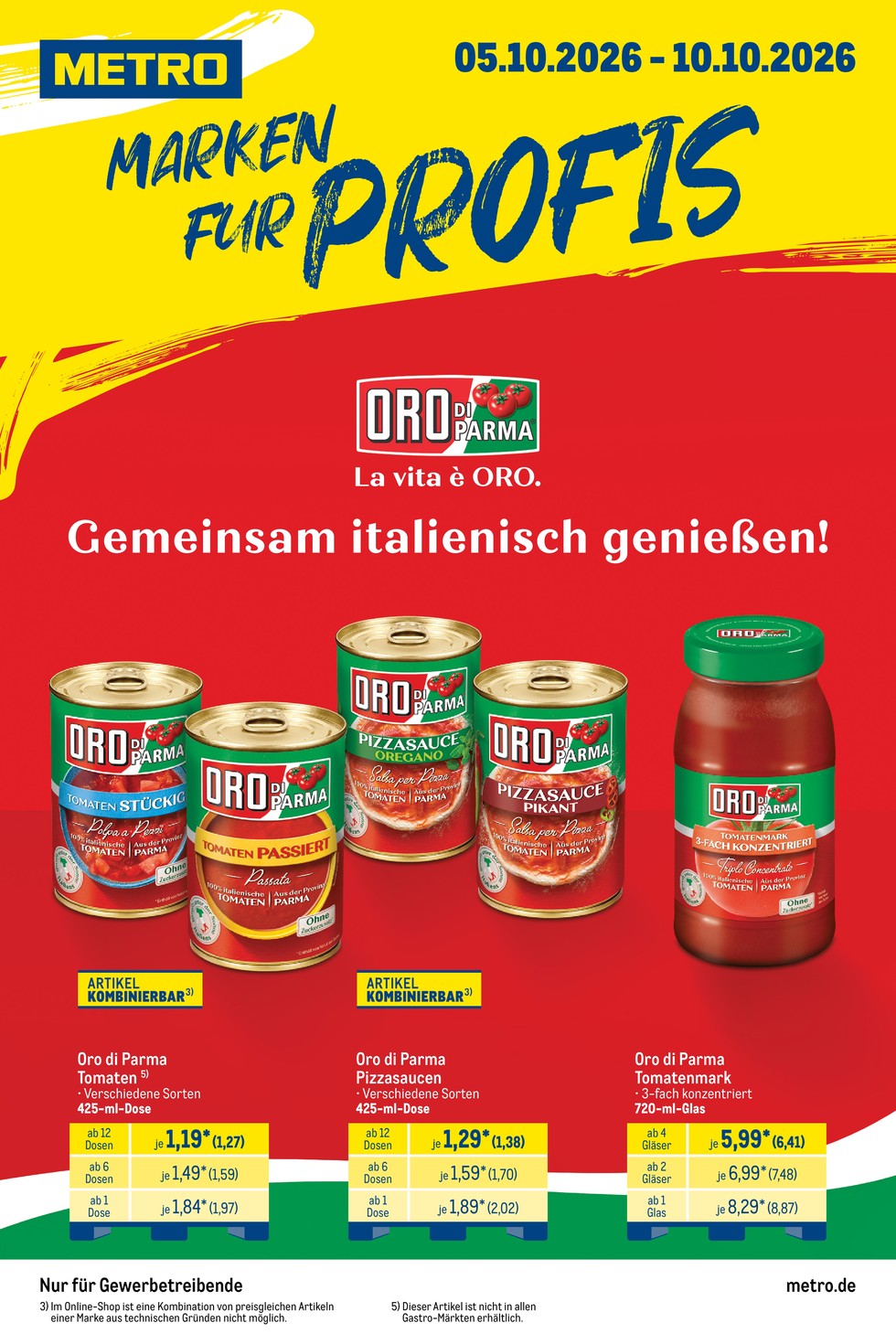 Metro catalog cover