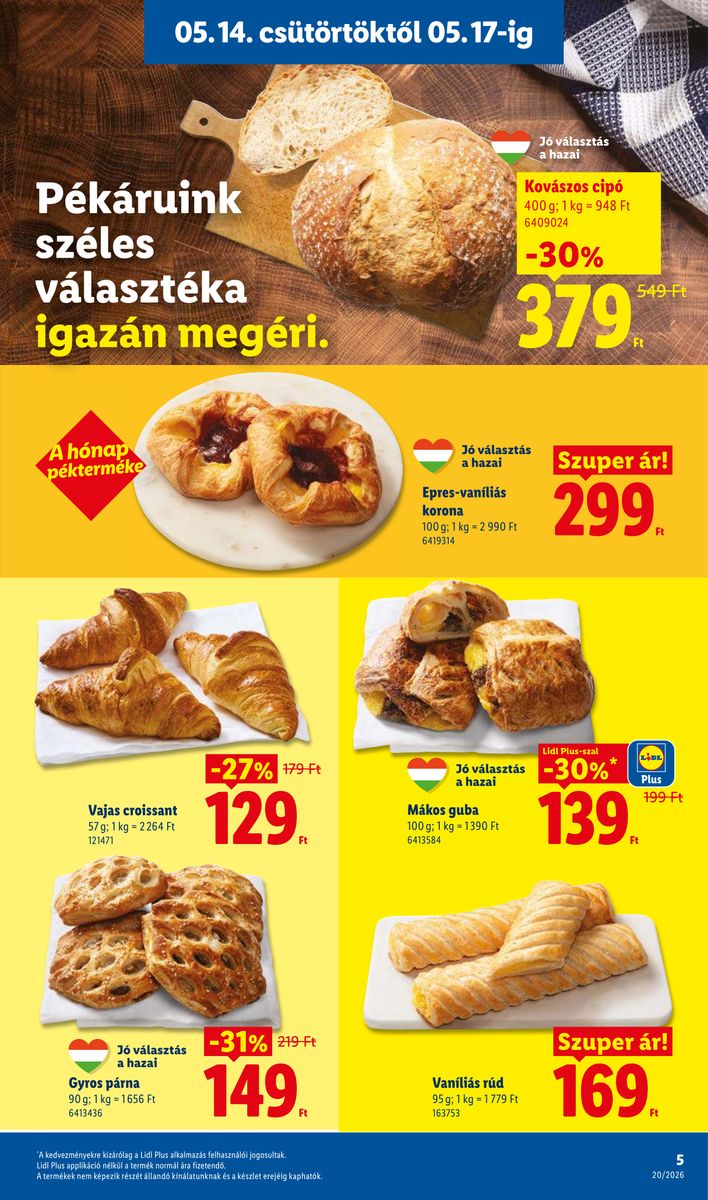 Lidl catalog page 5 — 2026-05-11 to 2026-05-16