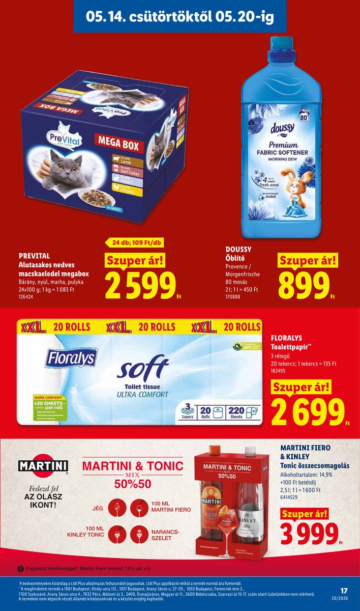 Lidl catalog page 17 — 2026-05-11 to 2026-05-16