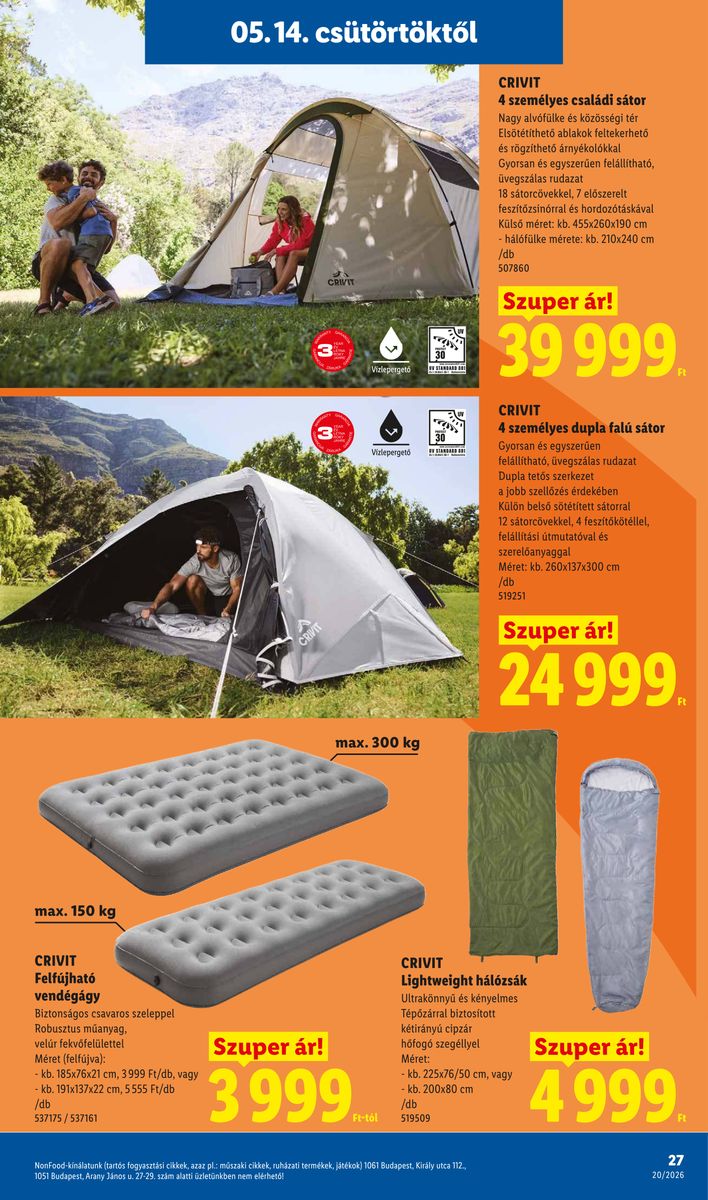 Lidl catalog page 27 — 2026-05-11 to 2026-05-16
