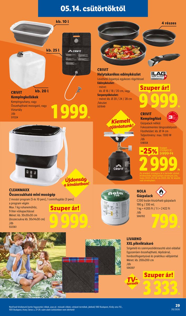Lidl catalog page 29 — 2026-05-11 to 2026-05-16