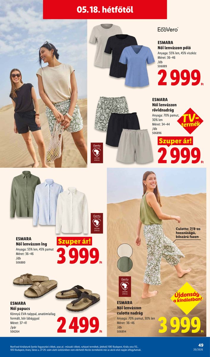 Lidl catalog page 49 — 2026-05-11 to 2026-05-16