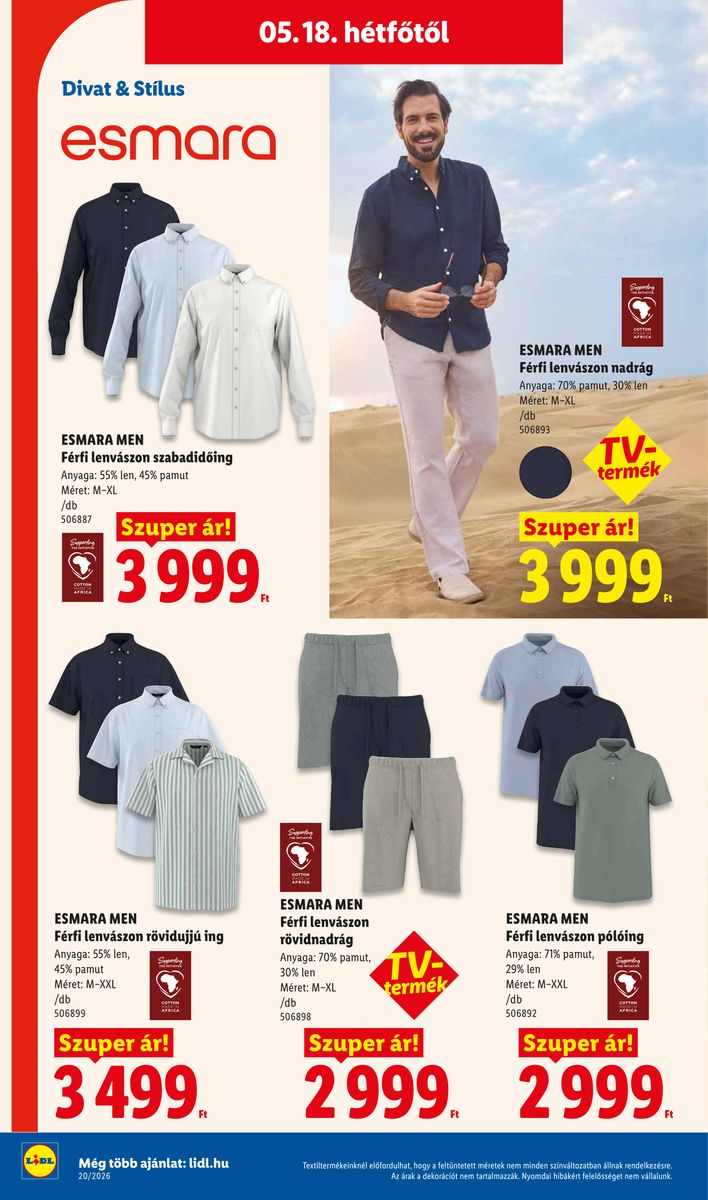 Lidl catalog page 50 — 2026-05-11 to 2026-05-16