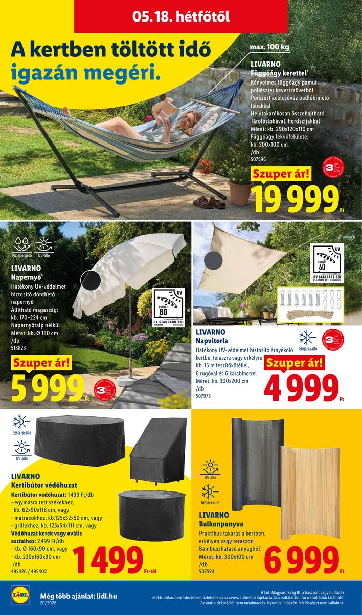 Lidl catalog page 52 — 2026-05-11 to 2026-05-16