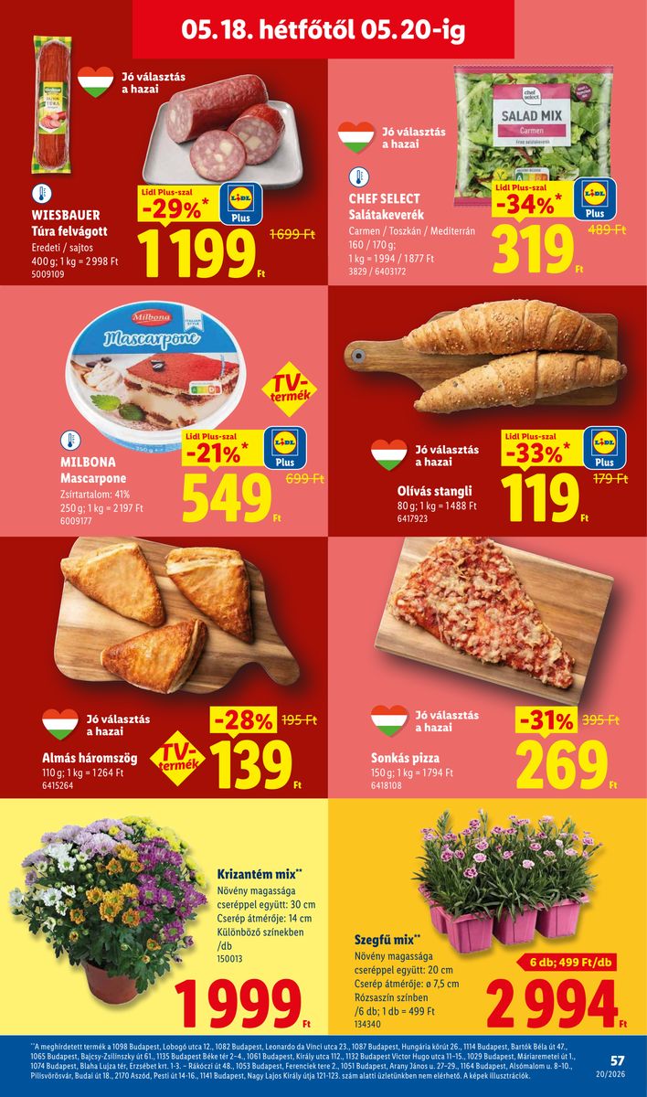 Lidl catalog page 57 — 2026-05-11 to 2026-05-16