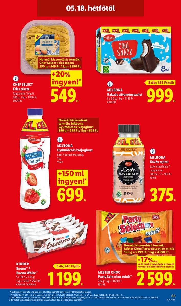 Lidl catalog page 63 — 2026-05-11 to 2026-05-16