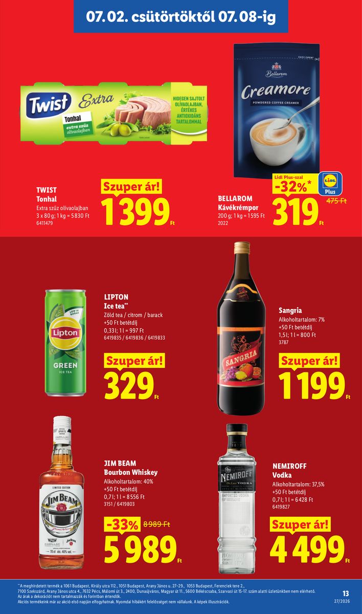 Lidl catalog page 13 — 2026-06-29 to 2026-07-04