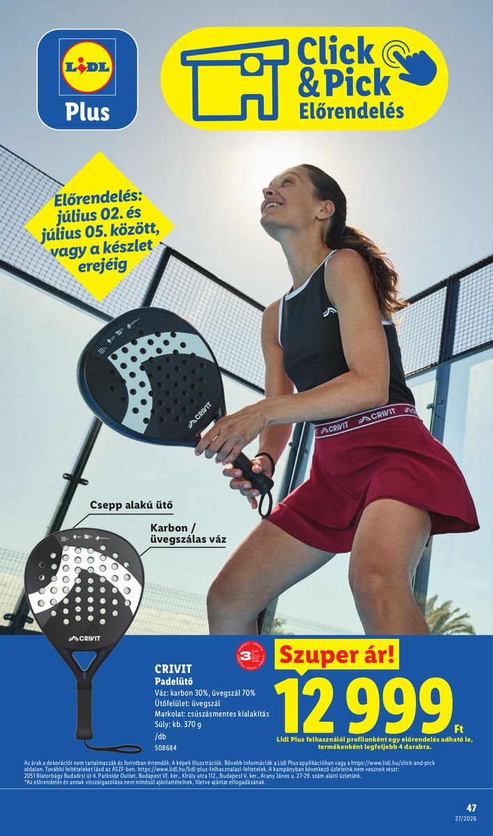 Lidl catalog page 47 — 2026-06-29 to 2026-07-04