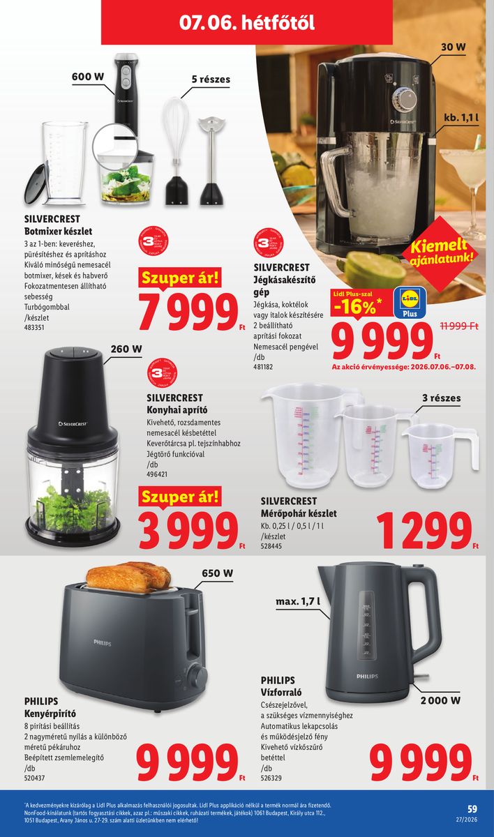 Lidl catalog page 59 — 2026-06-29 to 2026-07-04