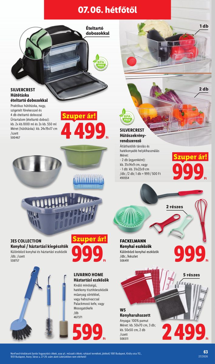 Lidl catalog page 63 — 2026-06-29 to 2026-07-04