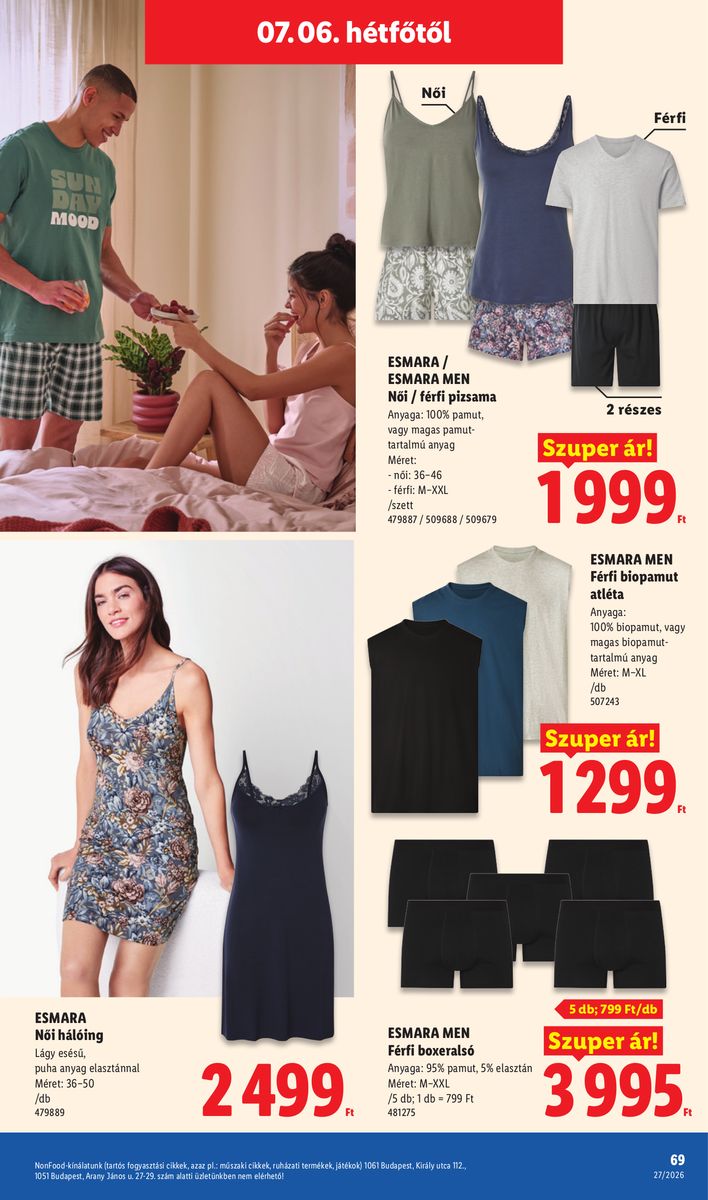 Lidl catalog page 69 — 2026-06-29 to 2026-07-04