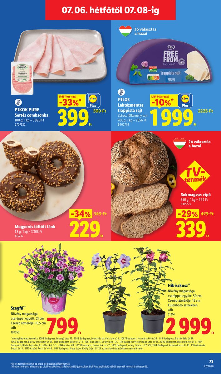 Lidl catalog page 73 — 2026-06-29 to 2026-07-04