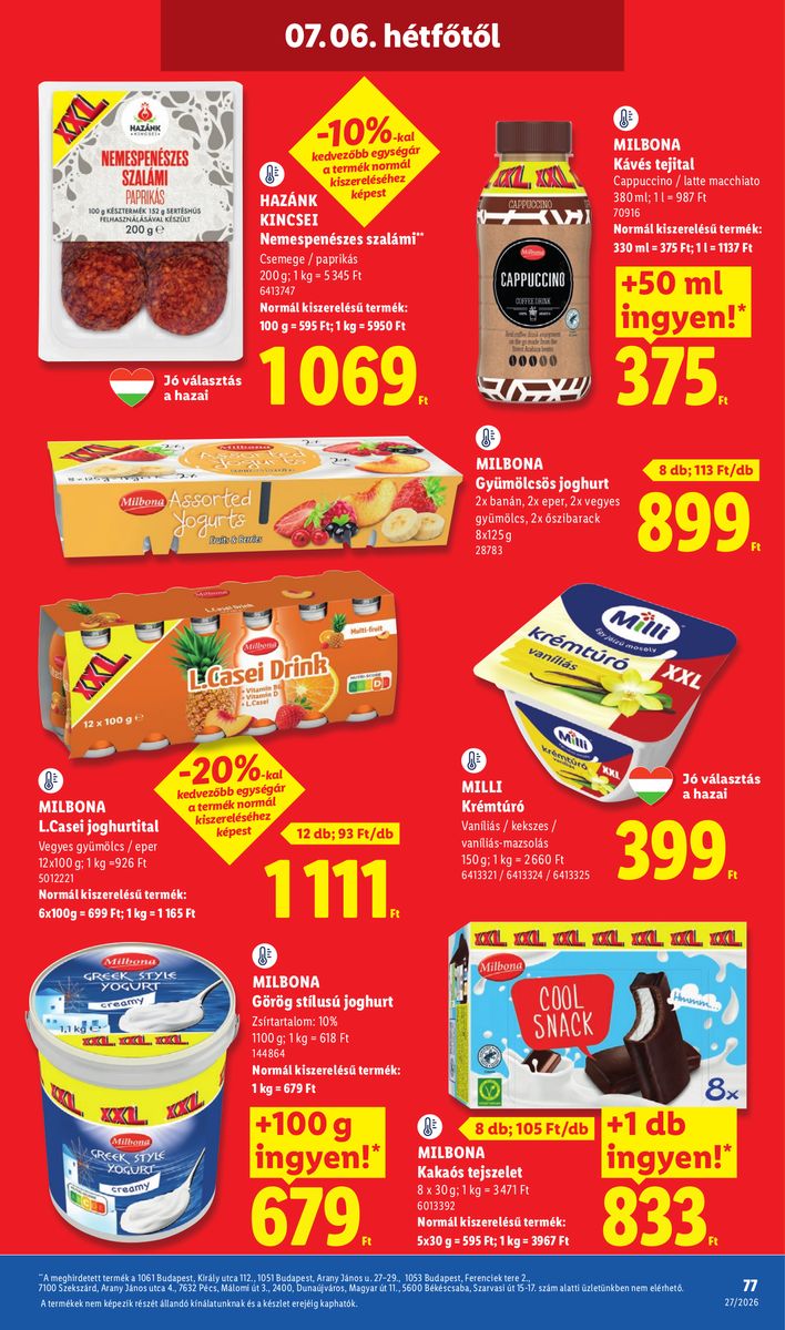 Lidl catalog page 77 — 2026-06-29 to 2026-07-04