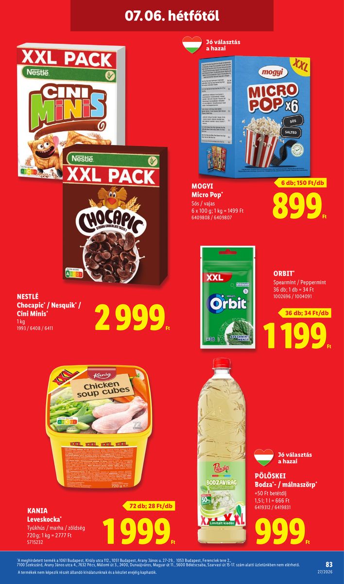 Lidl catalog page 83 — 2026-06-29 to 2026-07-04