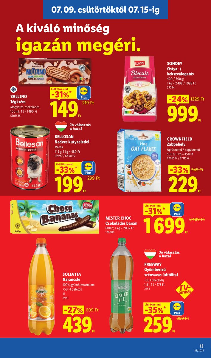 Lidl catalog page 13 — 2026-07-06 to 2026-07-11
