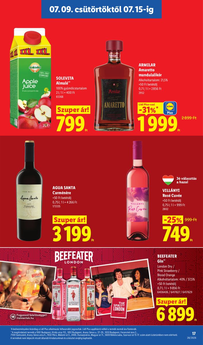 Lidl catalog page 17 — 2026-07-06 to 2026-07-11