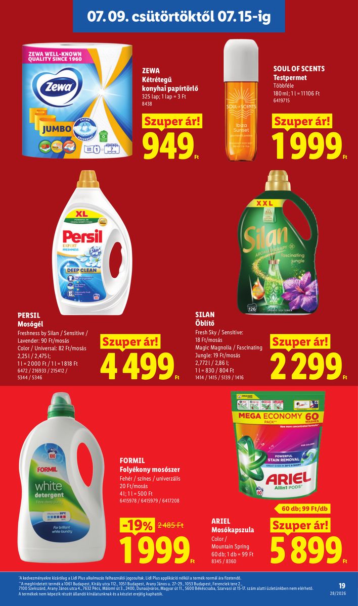 Lidl catalog page 19 — 2026-07-06 to 2026-07-11