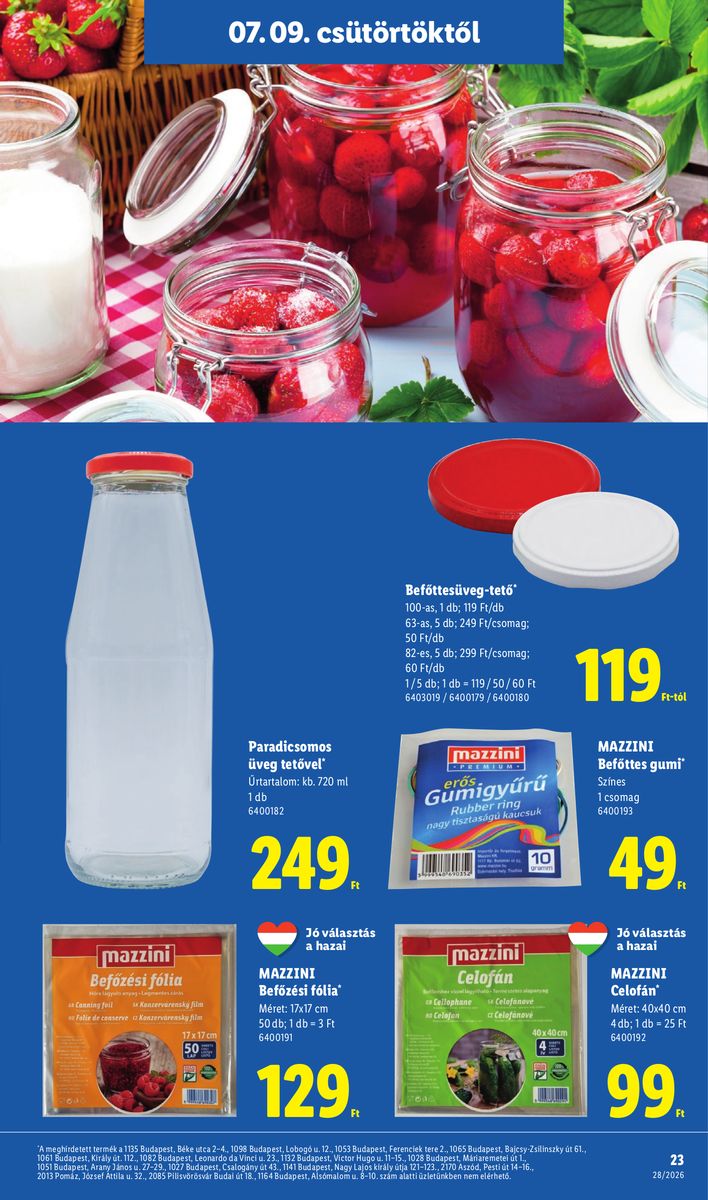 Lidl catalog page 23 — 2026-07-06 to 2026-07-11