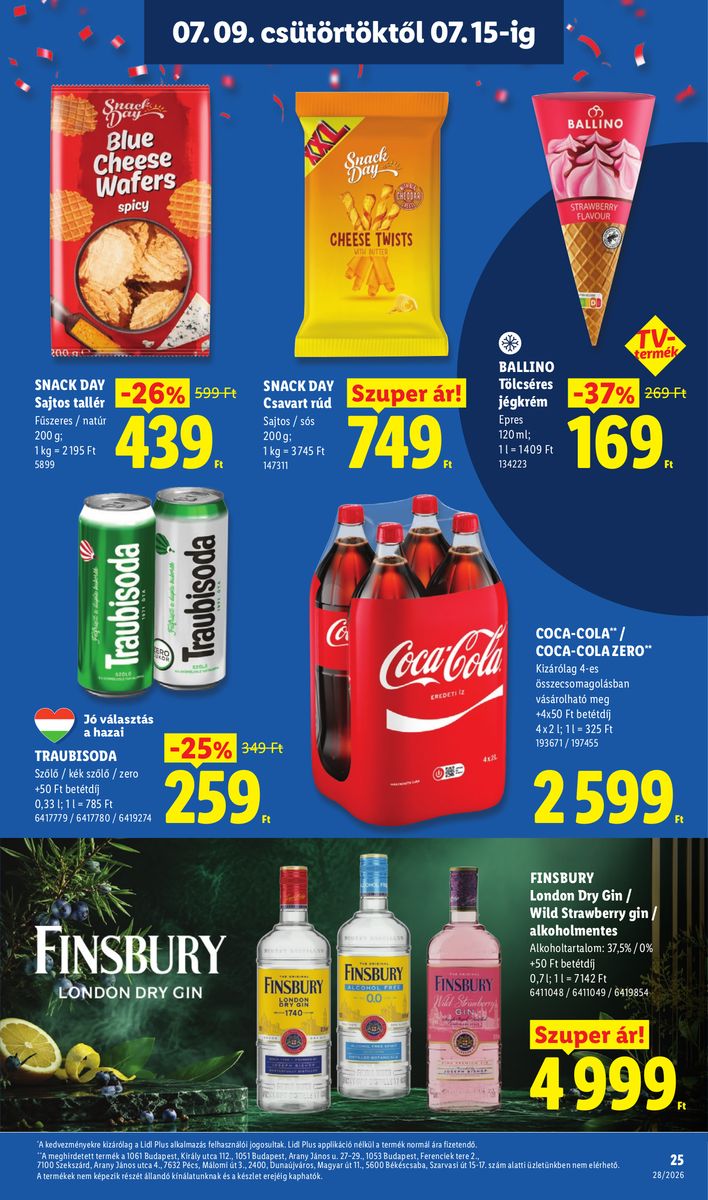 Lidl catalog page 25 — 2026-07-06 to 2026-07-11
