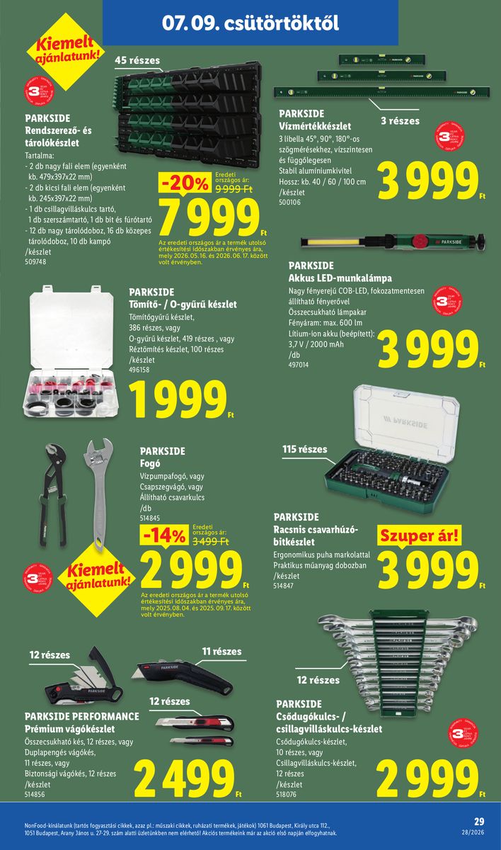Lidl catalog page 29 — 2026-07-06 to 2026-07-11