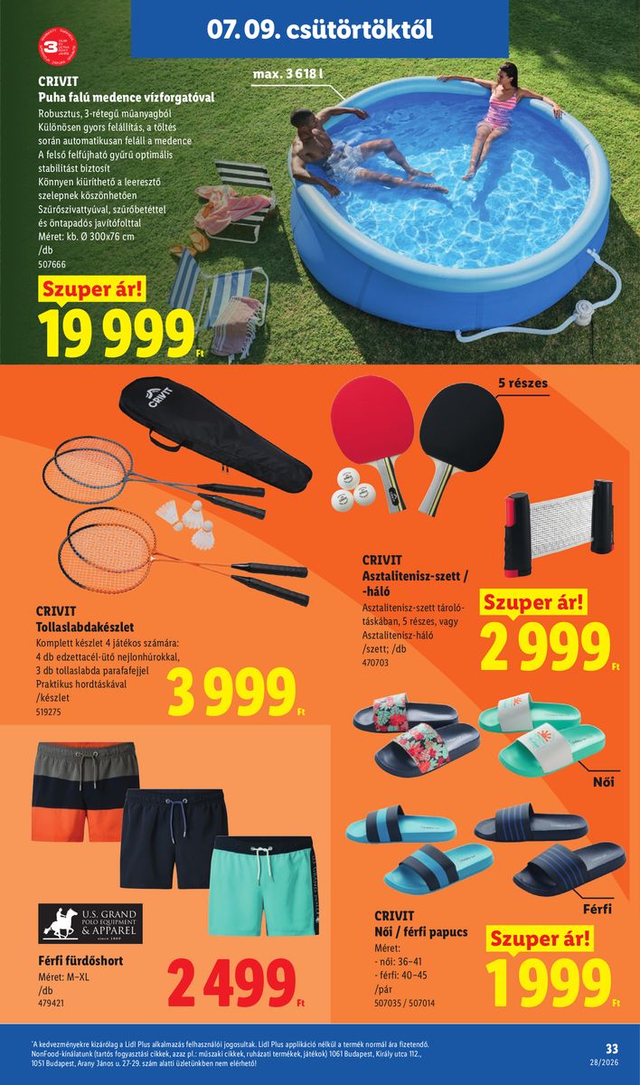 Lidl catalog page 33 — 2026-07-06 to 2026-07-11