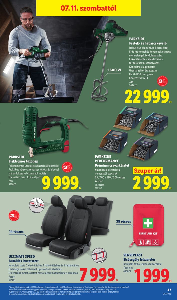 Lidl catalog page 47 — 2026-07-06 to 2026-07-11