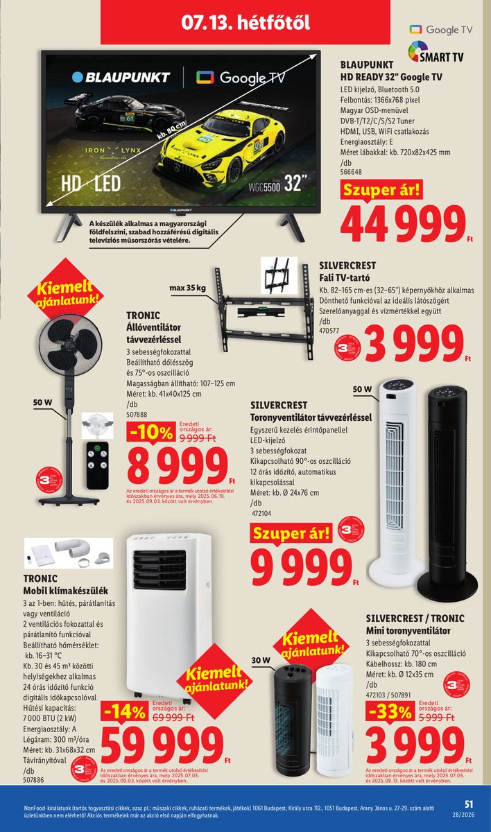 Lidl catalog page 51 — 2026-07-06 to 2026-07-11