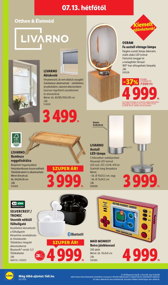Lidl catalog page 52 — 2026-07-06 to 2026-07-11
