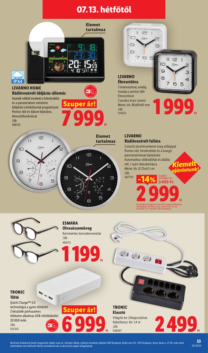 Lidl catalog page 53 — 2026-07-06 to 2026-07-11