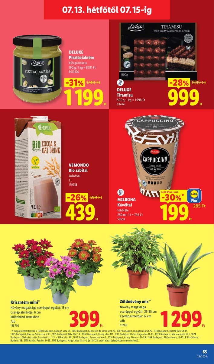 Lidl catalog page 65 — 2026-07-06 to 2026-07-11