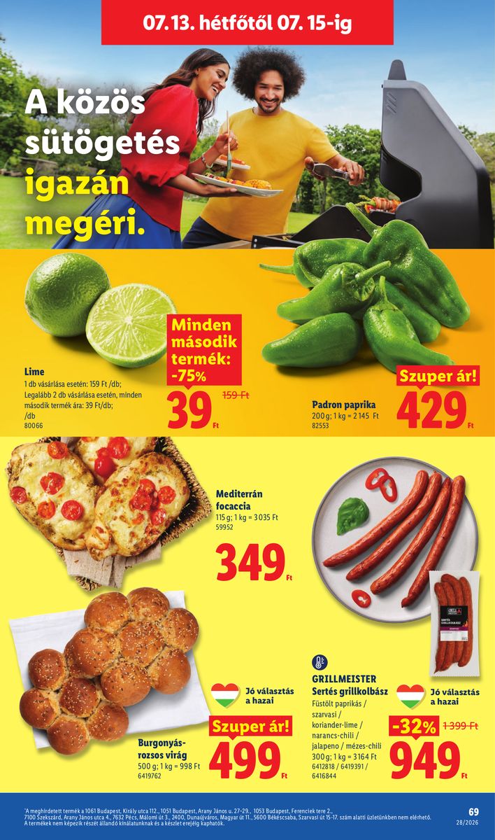 Lidl catalog page 69 — 2026-07-06 to 2026-07-11
