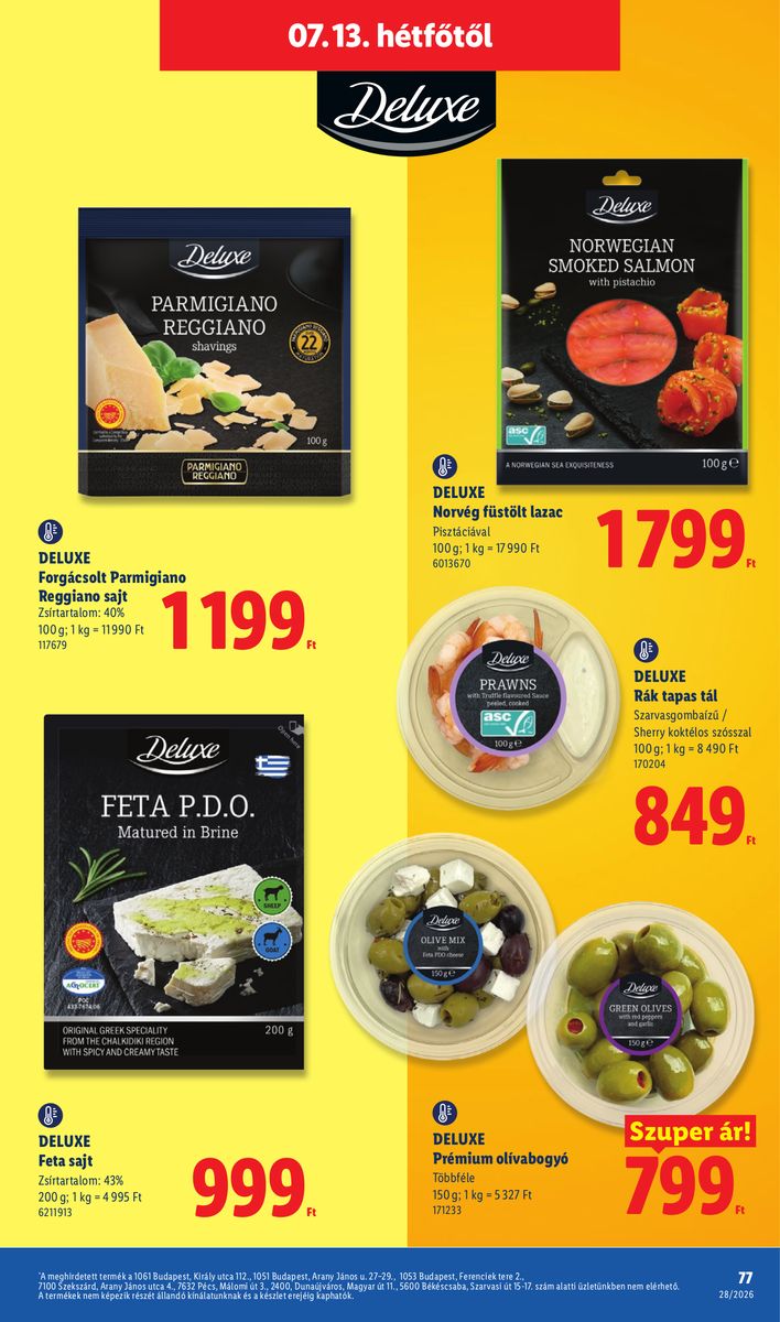 Lidl catalog page 77 — 2026-07-06 to 2026-07-11
