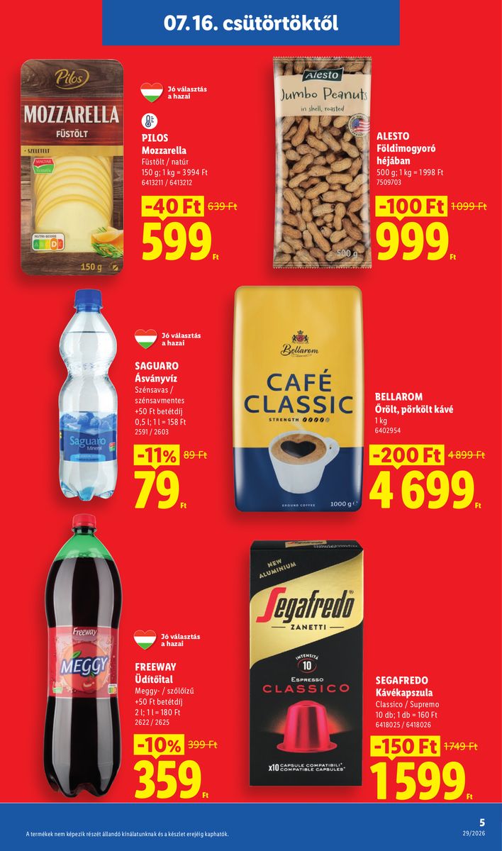 Lidl catalog page 5 — 2026-07-13 to 2026-07-18