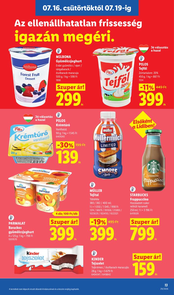 Lidl catalog page 13 — 2026-07-13 to 2026-07-18